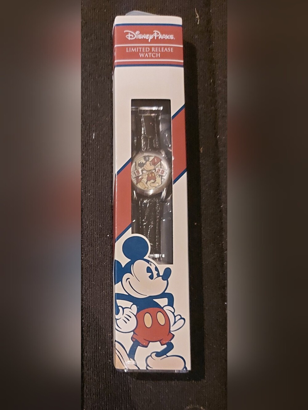 Disney White and Black Theme Park Merchandise Watch In Box